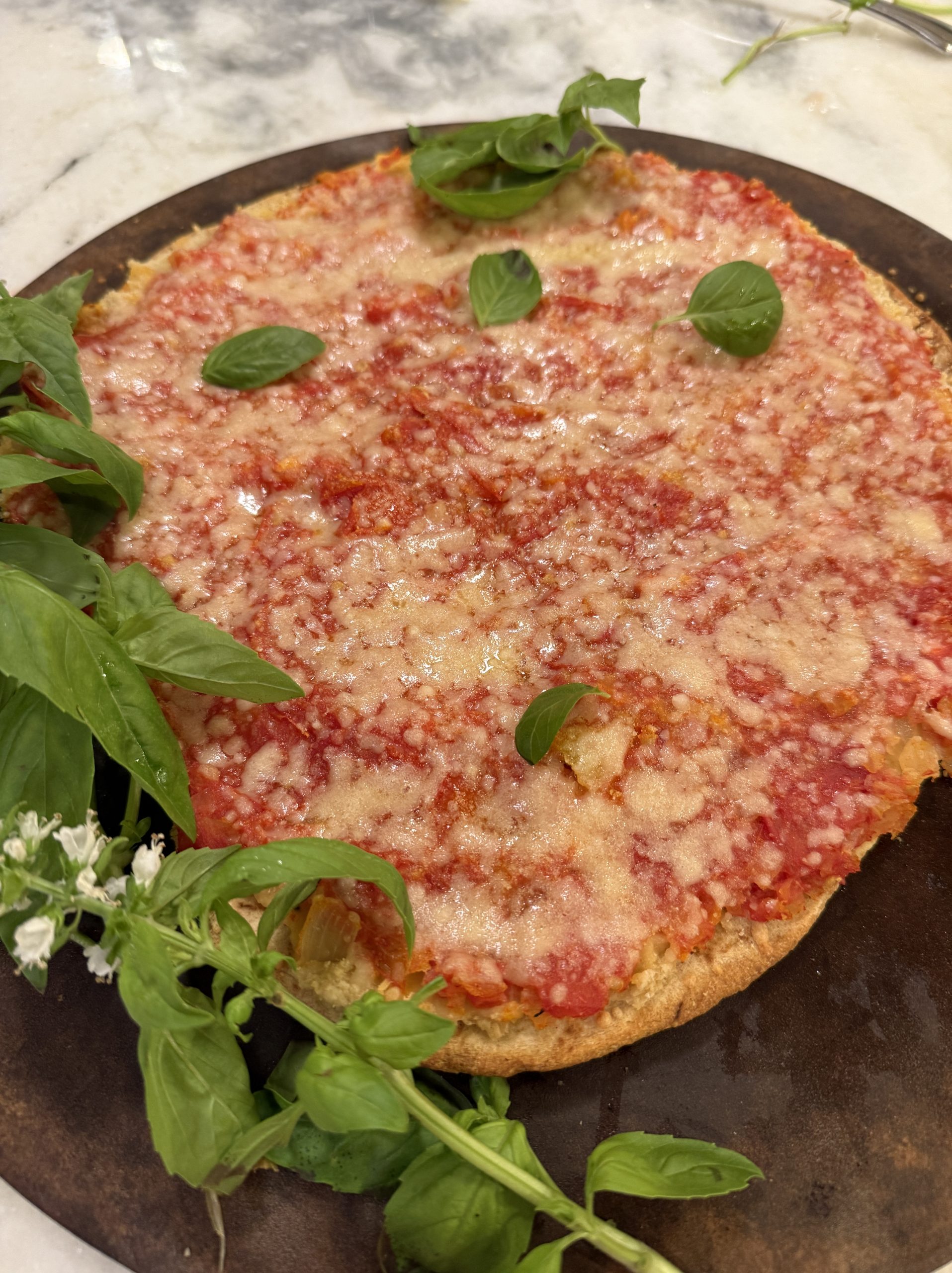 GF 1 Garlicky Tomato Sauce Pizza